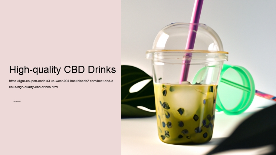 High-quality CBD Drinks