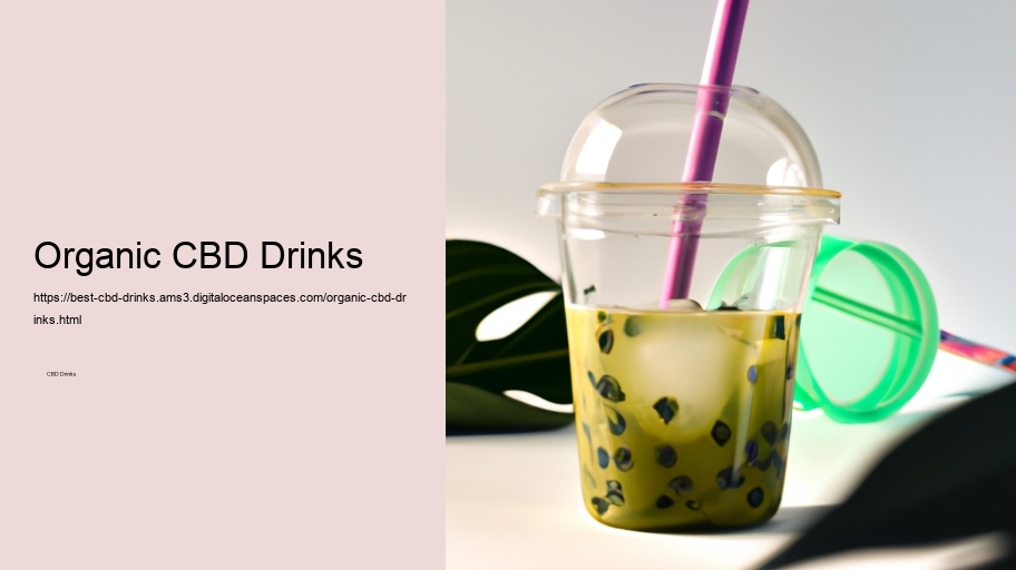 Organic CBD Drinks